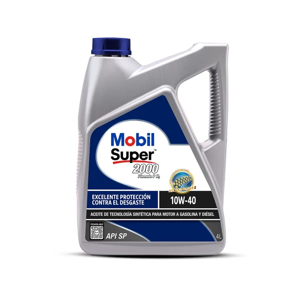 Aceite Motor MOBIL SUPER 2000 10W40 4lt Tecnología Sintética