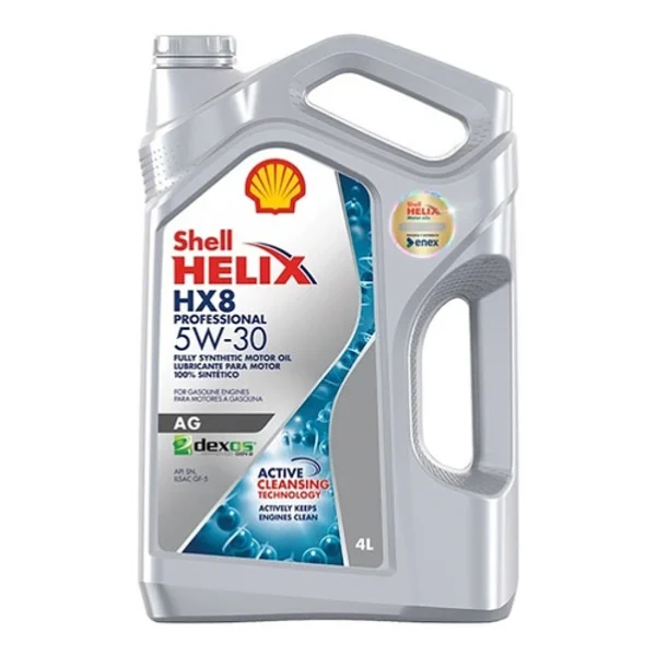 Aceite Motor SHELL HELIX HX8 5W30 4lt 100% Sintético