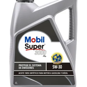 Aceite Motor MOBIL SUPER 3000 5W30 4lt 100% Sintético